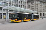 Postauto/PU Eurobus Nr. 13/PAG-ID: 11987/TG 52208 (MAN New Lion's City C18) am 28.3.2024 beim Bhf. St.Gallen