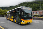 MAN Lions City der Post, auf der Linie 103, verlässt am 28.08.2025 die Haltestelle beim Bahnhof Interlaken Ost.