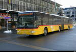 Postauto - Mercedes Citaro  AG  479339 im Bahnersatz zwischen Interlaken Ost und Meiringen. Hier bei den Haltestellen in Interlaken Ost am 22.11.2025