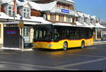 Postauto - Mercedes Citaro  BE  534630 bei den Haltestellen vor dem Bahnhof Interlaken Ost am 22.11.2025