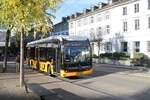 Postauto/Regie Engelburg SG 500 637/PAG-ID: 12202 (Mercedes eCitaro) am 6.11.2025 in St.Gallen, Poststrasse