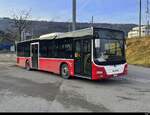 Postauto - MAN Lion`s City OW 41564 abgestellt für Bahnersatz in Biel am 17.01.2026