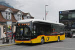 Mercedes eCitaro der Post, auf der Linie 103, bedient am 29.07.2025 die Haltestelle beim Bahnhof Interlaken Ost.