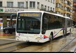 Postauto - Mercedes Citaro  AG  19188 unterwegs auf der Linie 350 in der Stadt Zürich am 14.03.2026