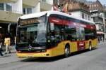 MB eCitaro '12127'  BE 610 538  der Postauto Regie Interlaken am 11.4.26 Bahnhofstrasse Interlaken West.
