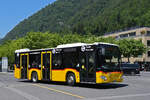 Mercedes Citaro der Post, auf der Linie 103, f�hrt am 26.05.2026 zur Haltestelle beim Bahnhof Interlaken Ost.