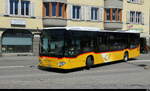Postauto - Mercedes Citaro  AG 576265 unterwegs vor dem SBB Bahnhof in Brugg am  23.05.2026