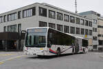 MAN Lions City 11, auf der Linie 321, f�hrt am 08.09.2025 zur Haltestelle beim Bahnhof Baden.
