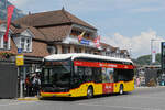 Mercedes eCitaro der Post, auf der Linie 103, wartet am 29.06.2026 an der Haltestelle beim Bahnhof Interlaken Ost.