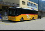 Postauto - Iveco Crossway  VS 55471 beim Bahnhof Gampel-Steg am 28.06.2026
