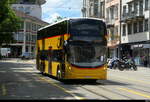 Postauto - Doppelstock Alexander Dennis  SG 443909 unterwegs in St.