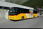 Ivceo Crossway VS 424811 neben der Postauto Haltestelle am Tanken in Saas-Fee am 12.06.2026