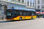 Postbus Stadtbus Brig Mercedes Benz eCitaro am 10.07.26 in Birg Bahnhof 