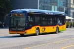 Postbus Stadtbus Brig Mercedes Benz eCitaro am 10.07.26 in Birg Bahnhof 