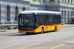 Postbus Stadtbus Brig Mercedes Benz eCitaro am 10.07.26 in Birg Bahnhof 