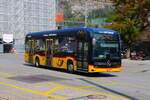 Postbus Stadtbus Brig Mercedes Benz eCitaro am 10.07.26 in Birg Bahnhof 