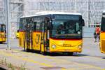 Postbus IVECO �berlandbus am 10.07.26 in Brig Bahnhof