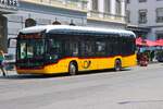 Postbus Stadtbus Brig Mercedes Benz eCitaro am 10.07.26 in Birg Bahnhof 