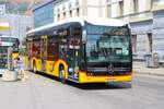 Postbus Stadtbus Brig Mercedes Benz eCitaro am 10.07.26 in Brig Bahnhof 