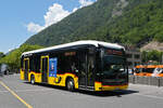 Mercedes eCitaro der Post, auf der Linie 103, f�hrt am 28.05.2026 zur Haltestelle beim Bahnhof Interlaken Ost.