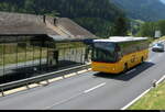 Postauto - Iveco Crossway unterwegs bei 29.07.2026Niederwald am 