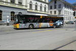 Postauto - MAN Lion`s City  VS 449120 vor dem SBB Bahnhof in Brig am 29.07.2026