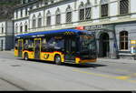 Postauto / Ortsbus Brig - Mercedes e Citaro  VS 581435 vor dem SBB Bahnhof in Brig am 29.07.2026 