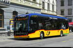 Postauto / Ortsbus Brig - Mercedes e Citaro  VS 581442 vor dem SBB Bahnhof in Brig am 29.07.2026 