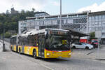 MAN Lions City der Post, auf der Linie 352, f�hrt am 29.09.2025 zur Haltestelle beim Bahnhof Baden.