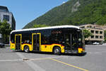 Mercedes eCitaro der Post, auf der Linie 103, f�hrt am 26.05.2026 ur Haltestelle beim Bahnhof Interlaken Ost.