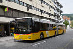 MAN Lions City der Post, auf der Linie 322, f�hrt am 08.09.2025 zur Haltestelle beim Bahnhof Baden.