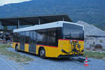 Hess Personenanh�nger, ex Postauto Ostschweiz, steht am 30.09.2026 auf dem Hof der Postautogarage in B�nigen.