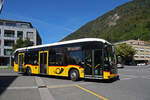 Mercedes eCitaro der Post, auf der Linie 103 f�hrt am 29.08.2026 zur Haltestelle beim Bahnhof Interlaken Ost.