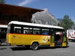 Berner Oberland 2007 - Auf der steilsten Postautostrecke der Welt verkehren Kleinbusse der Marke Mercedes-Benz.