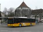 Postauto - MAN Lion`s City  SO  157251 unterwegs auf der Linie 8 in Solothurn am warten am 29.01.2013