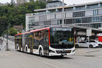 MAN Lions City 132, auf der Linie 6, fährt am 08.09.2025 zur Haltestelle beim Bahnhof Baden.