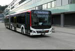 RVBW - MAN Lion`s City Hybrid  Nr.132  AG 544369 beim Bahnhof Baden am 22.02.2026