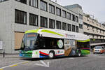Hess Elektrobus 51, auf der Linie 5, f�hrt am 08.09.2025 zur Haltestelle beim Bahnhof Baden.