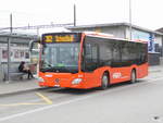 RBS / Ortsbus Lyss - Mercedes Citaro  Nr.214  BE  800214 bei den Bushaltestellen bei dem Bahnhof in Lyss am 16.04.2018