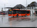 RBS - Mercedes Citaro Nr.205 BE  800205 bei Regen unterwegs auf Dienstfahrt vor dem Bahnhof Solothurn am 05.03.2020