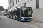 MAN New Lions City von Rheintal Bus (SG-482201) als Linie 300 an der Hst. Altst�tten SG Rathaus. Aufgenommen 21.8.2025.