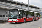 Mercedes Citaro 922 von Rheintalbus, ex. Wiener Linien, auf der Tramersatzlinie 11, f�hrt am20.05.2026 zur Endstation beim Dreispitz. Aufnahme Basel.