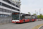 Mercedes Citaro 921 von Rheintalbus, ex. Wiener Linien, auf der Tramersatzlinie 11, f�hrt am 13.07.2026 durch die Neapelstrasse. Aufnahme Basel.