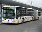 Schaffhauen Bus - Mercedes Citaro Gelenkbus Nr.6 SH 12506 im Busbahnhof von Schaffhausen am 01.01.2008
