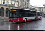 Stadtbus Winterthur - MAN Lion`s City Nr.362  ZH 515362 unterwegs bei leichtem Schneefall in Winterthur am 2023.01.22