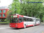 MB 405er Trolley 159 beim Depot Winterthur, am 09.05.09 