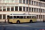 Ein Jahr vor der Stilllegung des Trolleybusbetriebes Thun - Beatenbucht entstand dieses Foto des Wagens 7 in Thun (April 1981).