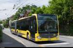Am 16.06.2015 fanden in Bern Testfahrten mit Bussen verschiedener Hersteller statt.