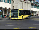 STI - Mercedes Citaro Nr.404 unterwegs vor dem SBB Bahnhof Thun am 14.05.2022