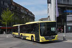 MAN Lions City 146, auf der Linie 5, fährt zur Haltestelle beim Bahnhof Thun.